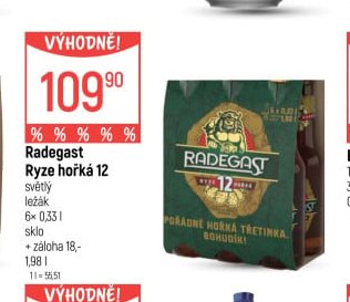 Radegast Ryze hořká 12