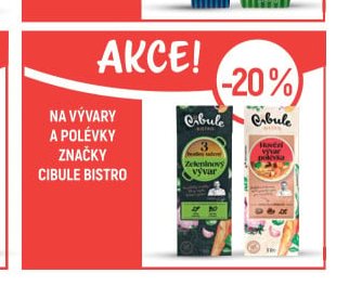 Vývary a polévky značky CIBULE BISTRO