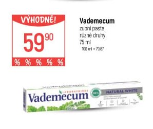 Vademecum zubní pasta