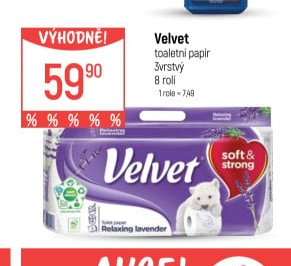 Velvet toaletní papír