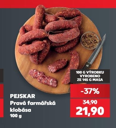 PEJSKAR Pravá farmářská klobása