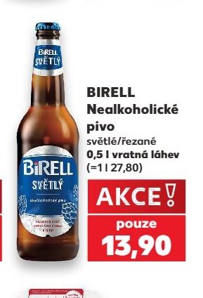 BIRELL Nealkoholické pivo
