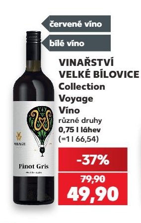 Vinařství Velké Bílovice Collection Voyage Víno
