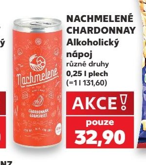 Nachmelené Chardonnay Alkoholický nápoj