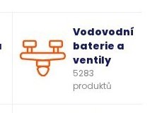 Vodovodní baterie a ventily
