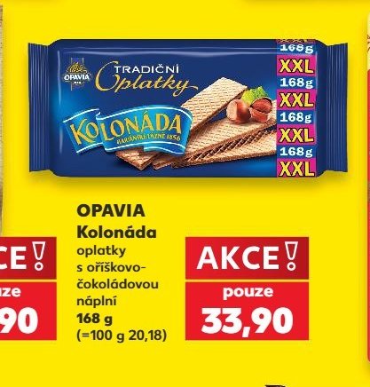 Opavia Kolonáda oplatky