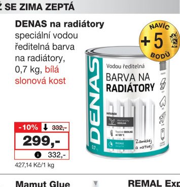 DENAS na radiátory