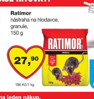 Ratimor nástraha na hlodavce