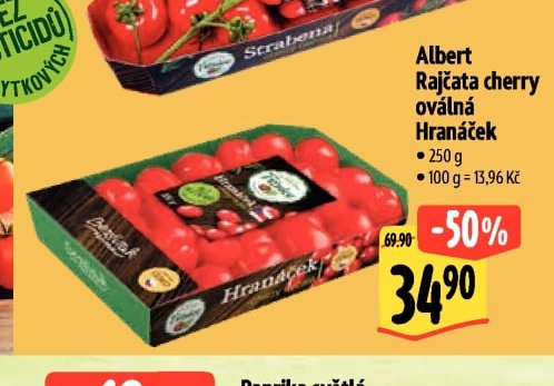 Albert Rajčata cherry oválná Hranáček