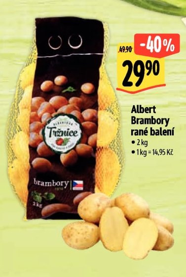 Albert Brambory rané balení