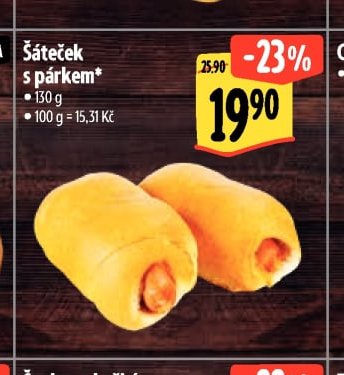 Šáteček s párkem
