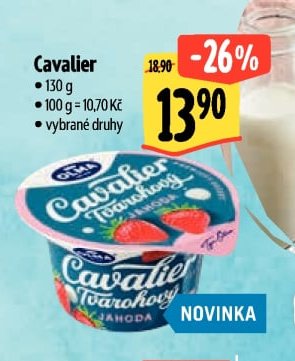 Cavalier tvarohový
