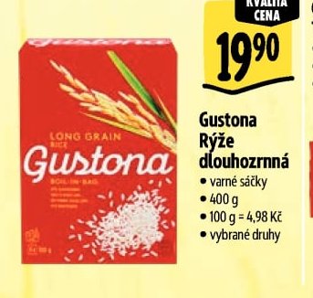 Gustona Rýže dlouhozrnná