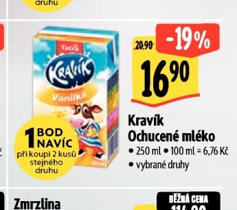 Kravík Ochucené mléko