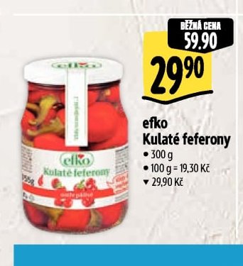 efko Kulaté feferony
