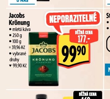 Jacobs Krönung mletá káva