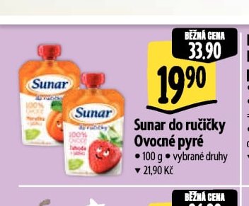Sunar do ručičky Ovocné pyré