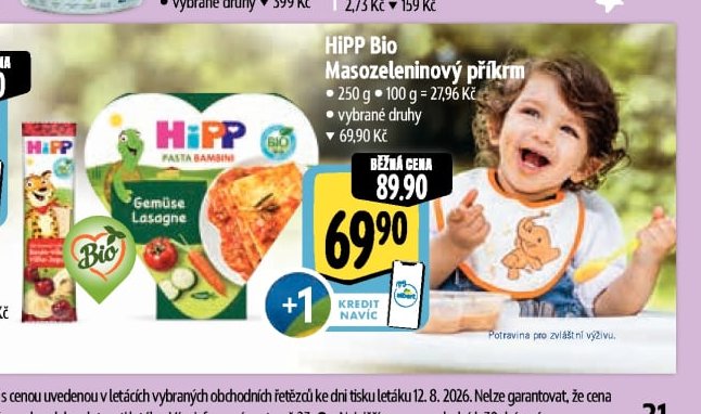HiPP Bio Masozeleninový příkrm