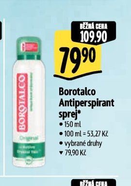 Borotalco Antiperspirant sprej