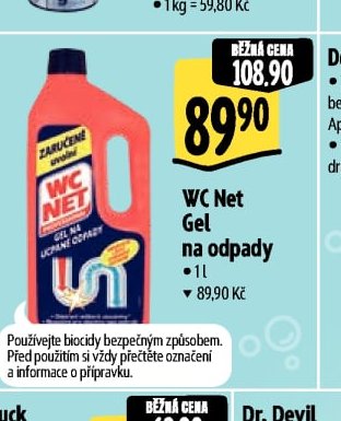 WC Net Gel na odpady