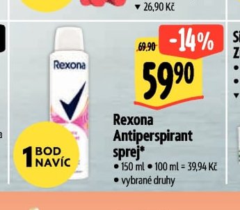 Rexona Antiperspirant sprej