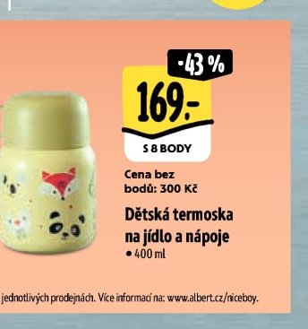 Dětská termoska na jídlo a nápoje