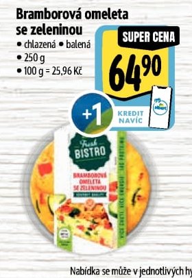 Bramborová omeleta se zeleninou