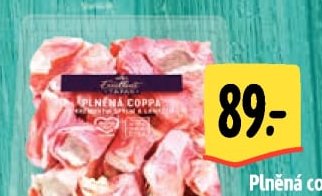 Plněná coppa s krémovým sýrem a lanýžem
