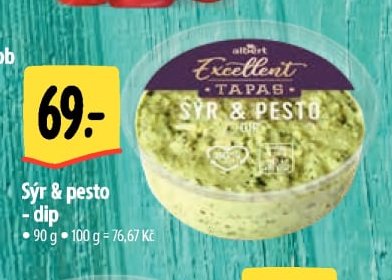 Sýr & pesto dip