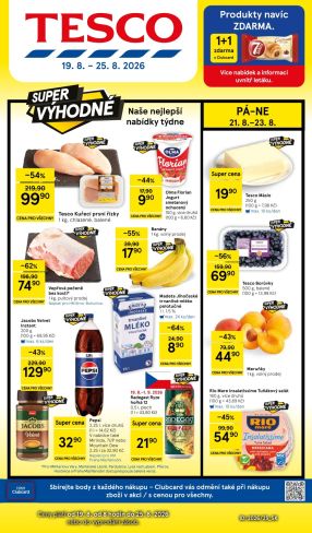 aktuální leták Tesco 19.8.2026-25.8.2026