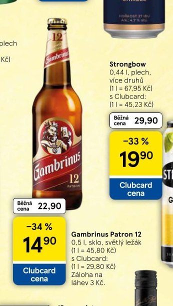Gambrinus Patron 12 0,5 l