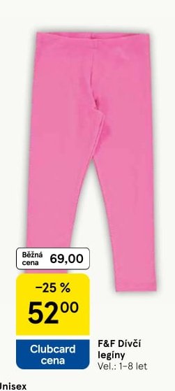 F&F Dívčí legíny