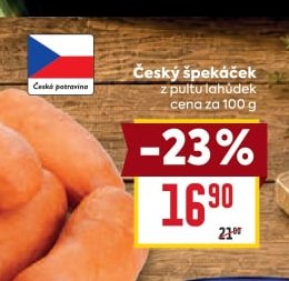 Český špekáček z pultu lahůdek