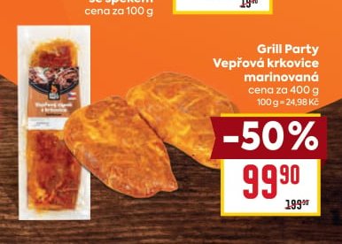 Grill Party Vepřová krkovice marinovaná