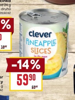 Clever Ananas plátky