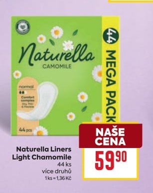 Naturella Liners Light Chamomile
