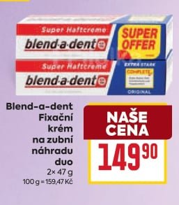 Blend-a-dent Fixační krém