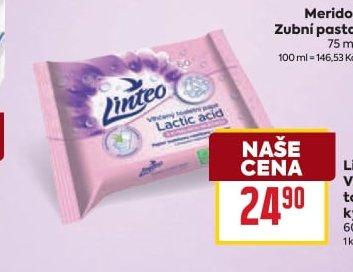 Linteo Vlhčený toaletní papír