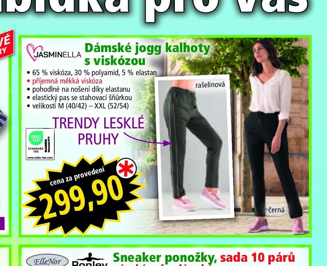 Dámské jogg kalhoty s viskózou