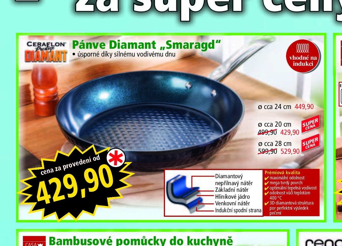 Pánve Diamant „Smaragd“