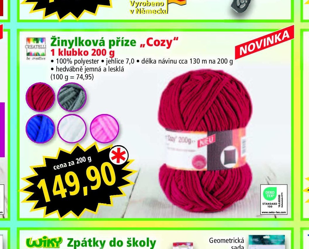 Žinylková příze „Cozy“