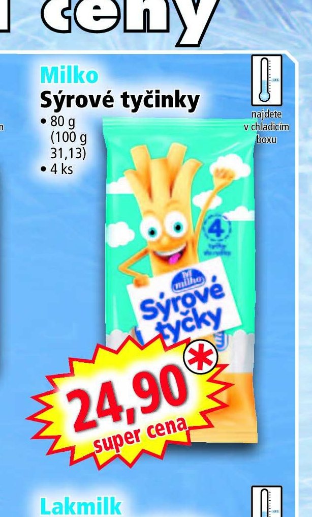 Milko Sýrové tyčinky