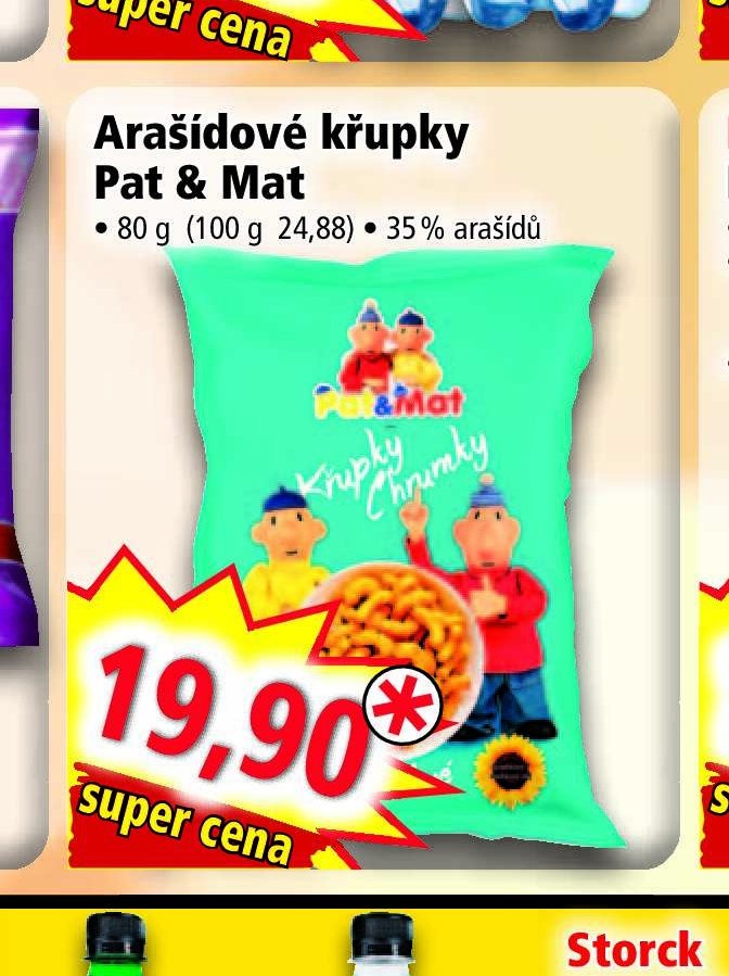 Arašídové křupky Pat & Mat