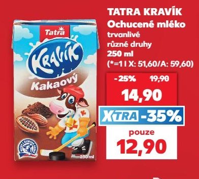 Tatra Kravík Ochucené mléko