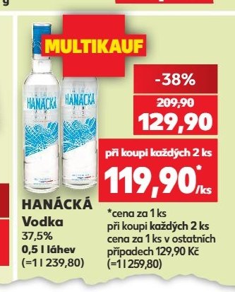 HANÁCKÁ Vodka