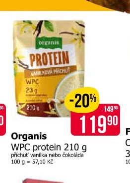 Organis WPC protein 210 g