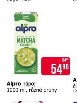 Alpro nápoj 1000 ml, různé druhy
