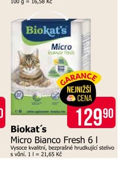 Biokat's Micro Bianco Fresh 6 l