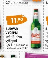 Budvar výčepní