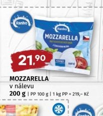 RANHO MOZZARELLA v nálevu